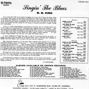 CD B.B. King: Singin' The Blues