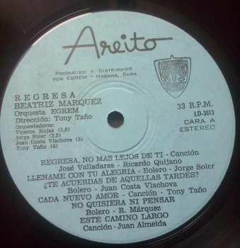 LP Beatriz Márquez: Regresa (KUBA)