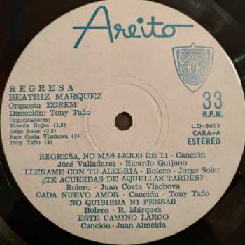 LP Beatriz Márquez: Regresa (KUBA)