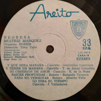 LP Beatriz Márquez: Regresa (KUBA)
