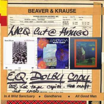 2CD Beaver & Krause: In A Wild Sanctuary / Gandharva / All Good Men 