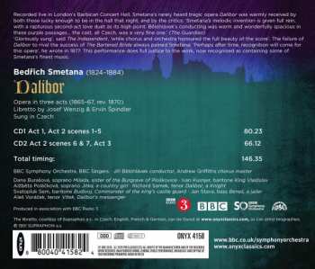 2CD Bedřich Smetana: Dalibor