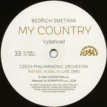 2LP The Czech Philharmonic Orchestra: My Country