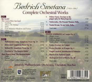 3CD Bedřich Smetana: Ma Vlast (Complete Orchestral Works)