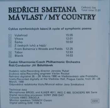 CD The Czech Philharmonic Orchestra: Má Vlast / My Country