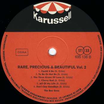 LP Bee Gees: Rare, Precious & Beautiful Vol. 2