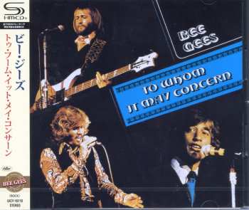 CD Bee Gees: To Whom It May Concern = トゥ・フーム・イット・メイ・コンサーン
