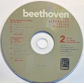 9CD/Box Set Ludwig van Beethoven: The Complete String Quartets