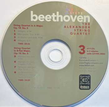 9CD/Box Set Ludwig van Beethoven: The Complete String Quartets