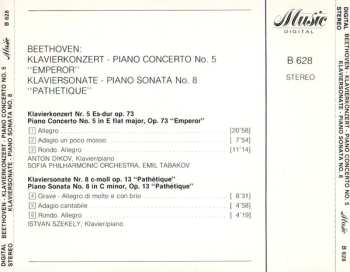 CD Ludwig van Beethoven: Klavierkonzert Nr. 5 »Emperor« | Klaviersonate Nr. 8 »Pathetique«