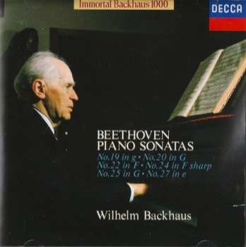 CD Ludwig van Beethoven: Piano Sonatas : No.19 in g • No.20 in G • No.22 in F • No.24 in F sharp • No.25 in G • No.27 in c LTD