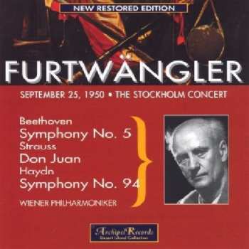 Album Beethoven / Furtwangler: Sym 5 + Strauss