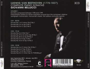 3CD Ludwig van Beethoven: Complete Piano Sonatas Volume 1