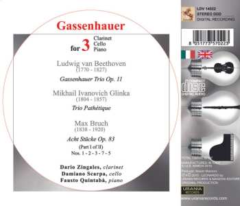 CD Ludwig van Beethoven: Gassenhauer For 3