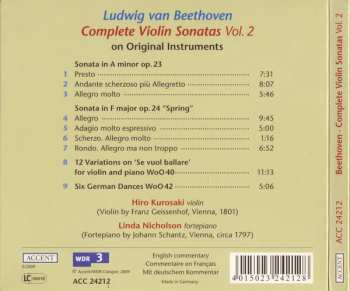 CD Ludwig van Beethoven: Complete Violin Sonatas Vol. 2