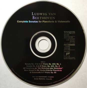 2CD Ludwig van Beethoven: Complete Sonatas For Pianoforte & Violoncello
