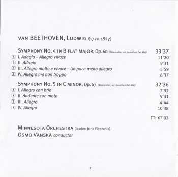 SACD Ludwig van Beethoven: Symphonies Nos. 4 & 5