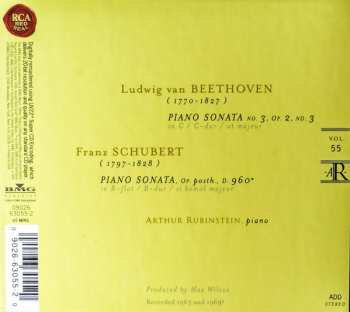 CD Ludwig van Beethoven: Piano Sonata Op.2, No.3 / Piano Sonata In B-Flat, D.960