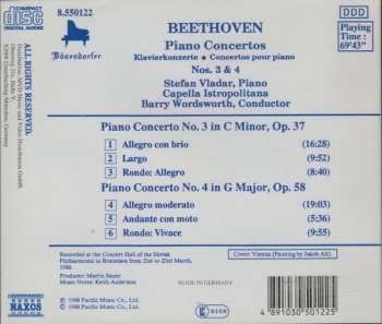 CD Ludwig van Beethoven: Piano Concertos Nos. 3 & 4