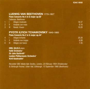 CD Ludwig van Beethoven: Piano Concerto No. 4 / Piano Concerto No. 2