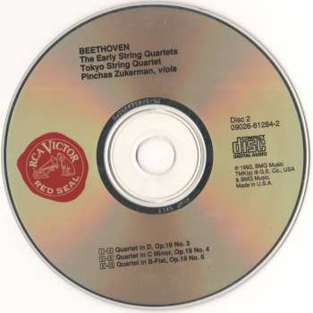 3CD Ludwig van Beethoven: The Early String Quartets: Op. 18 Nos. 1-6 • Quintet Op. 29 • Quartet Op. 14 No. 1