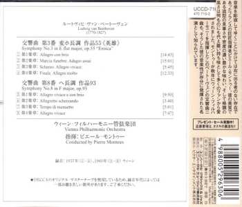 CD Ludwig van Beethoven: Symphonies No.3 "Eroica" & No.8