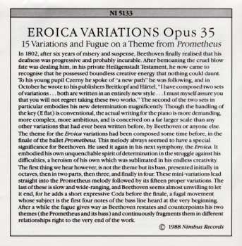 CD Ludwig van Beethoven: Sonatas Appassionata And Les Adieux / Eroica Variations