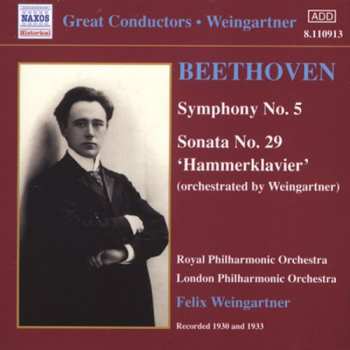 Album Beethoven / Weingartner / Lpo: Symphony 5
