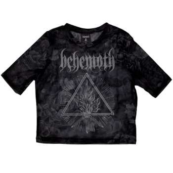  Behemoth: Behemoth Ladies Crop Top: Furor Divinus (mesh) (xx-small) XXS