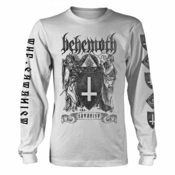 Merch Behemoth: Long Sleeve T-Shirt The Satanist (white)