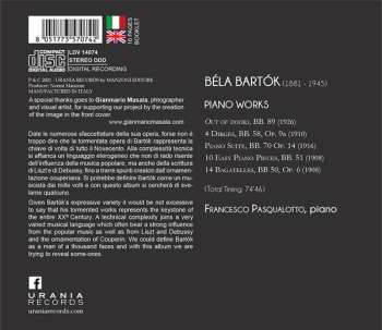 CD Béla Bartók: Piano Works