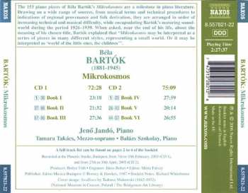 2CD Béla Bartók: Mikrokosmos (Complete) Books 1-6