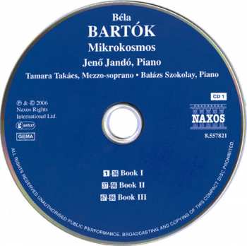 2CD Béla Bartók: Mikrokosmos (Complete) Books 1-6