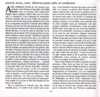 CD Miklós Rózsa: Viola Concertos