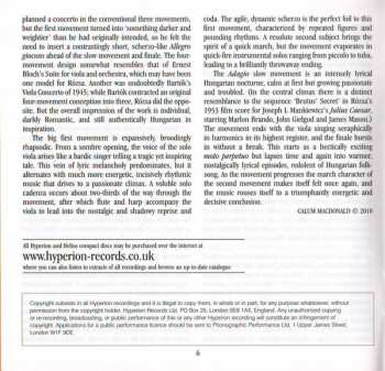 CD Miklós Rózsa: Viola Concertos