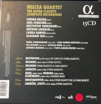 15CD/Box Set Belcea Quartet: The Alpha Classics Complete Recordings