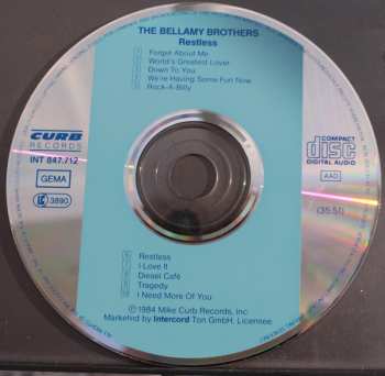CD Bellamy Brothers: Restless
