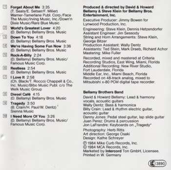 CD Bellamy Brothers: Restless