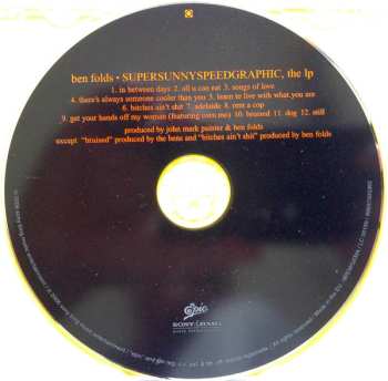 CD Ben Folds: Supersunnyspeedgraphic, The LP