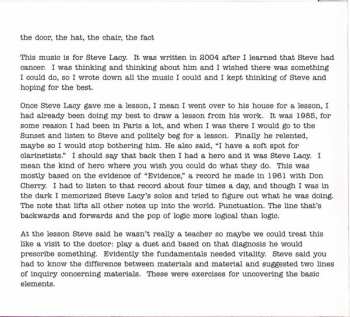 CD Ben Goldberg Quintet: The Door, The Hat, The Chair, The Fact