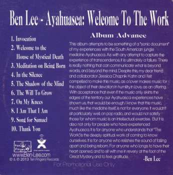 CD Ben Lee: Ayahuasca: Welcome To The Work
