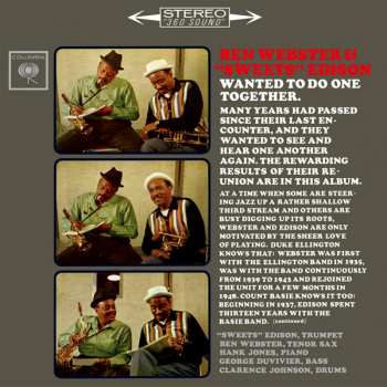 SACD Ben Webster: Wanted To Do One Together
