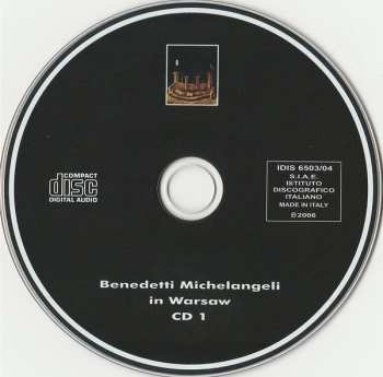 2CD Arturo Benedetti Michelangeli: Benedetti Michelangeli In Warsaw (Live Recordings, March 1955)