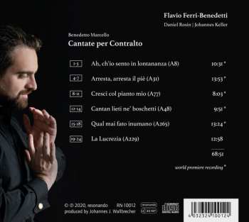 CD Johannes Keller: Superbo Del Mio Affanno (Cantate Per Contralto)