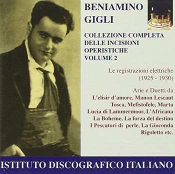 Album Beniamino Gigli: Airs D'Opéras / Opera Arias / Opernarien