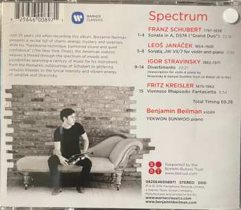 CD Benjamin Beilman: Spectrum