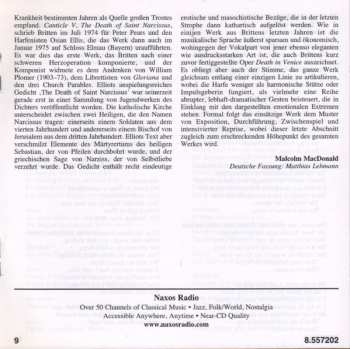 CD Benjamin Britten: Canticles I-V, The Heart Of The Matter 
