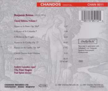 CD Benjamin Britten: Choral Edition, Volume 1