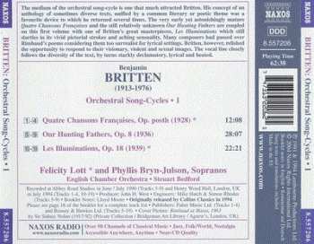 CD Benjamin Britten: Les Illuminations, Our Hunting Fathers, Chansons Francaises
