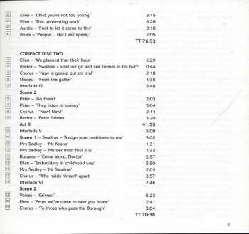 2CD Benjamin Britten: Peter Grimes